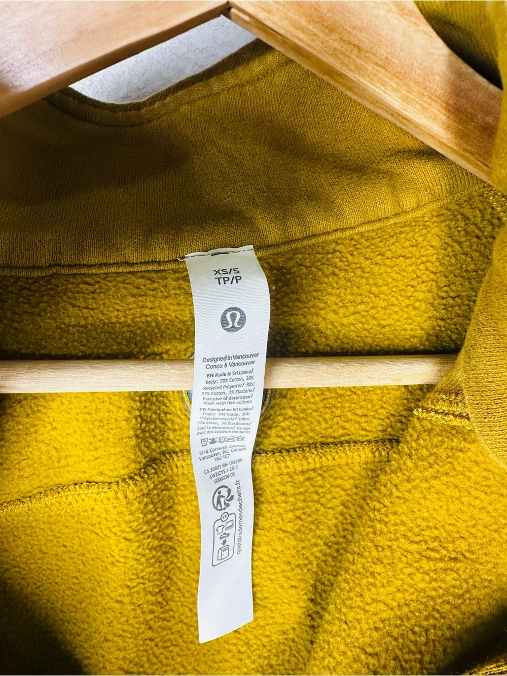 Lululemon Scuba Funnel Neck 1/2 Zip • Melrose Tan • XS / S - Picture 3 of 5